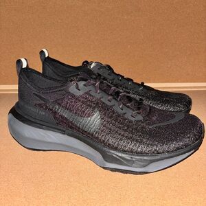 Nike ZoomX Invincible Run Flyknit 3 Size 12 Triple Black DR2615-005